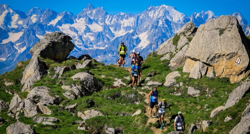 Trail Verbier Saint-Bernard w Szwajcarii. Zdjęcie Franck Oddoux