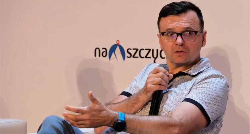 Bogusław Kowalski, instruktor PZA, podczas Konferencji Bezpieczeństwo Na Szczycie. Zdjęcie Arek Gola