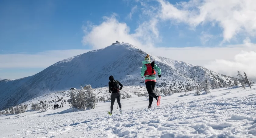 Zimowy Ultramaraton Karkonoski. Zdjęcie D. Koszela