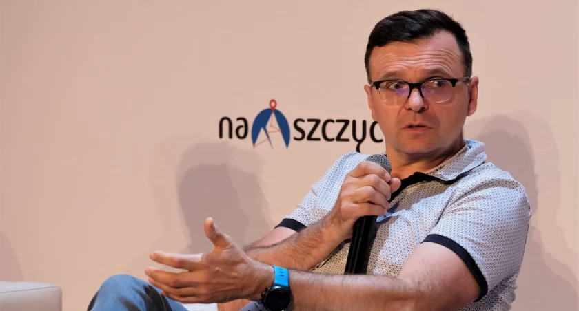 Bogusław Kowalski, instruktor PZA, podczas Konferencji Bezpieczeństwo Na Szczycie. Zdjęcie Arek Gola