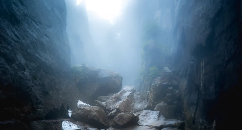 Mgliste Góry Stołowe. Zdjęcie Bartek Muracki