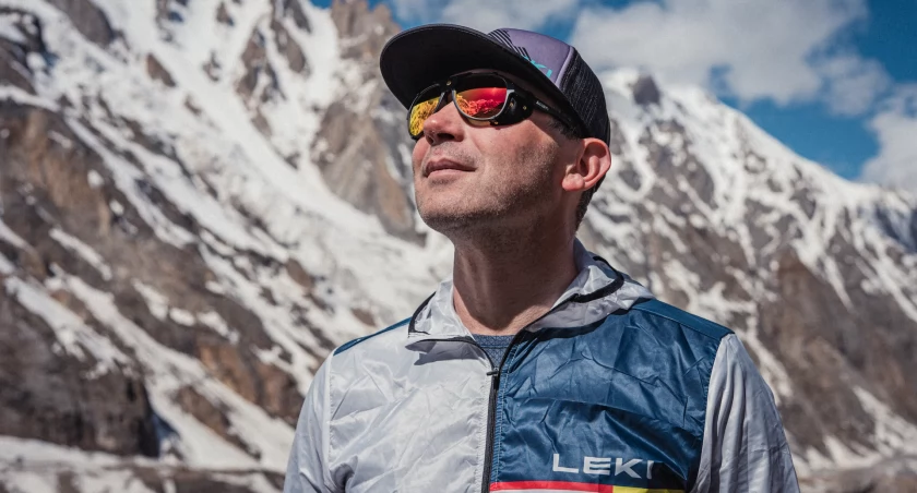 Piotr Krzyżowski pod Nanga Parbat, zdjęcie Adrian Dmoch