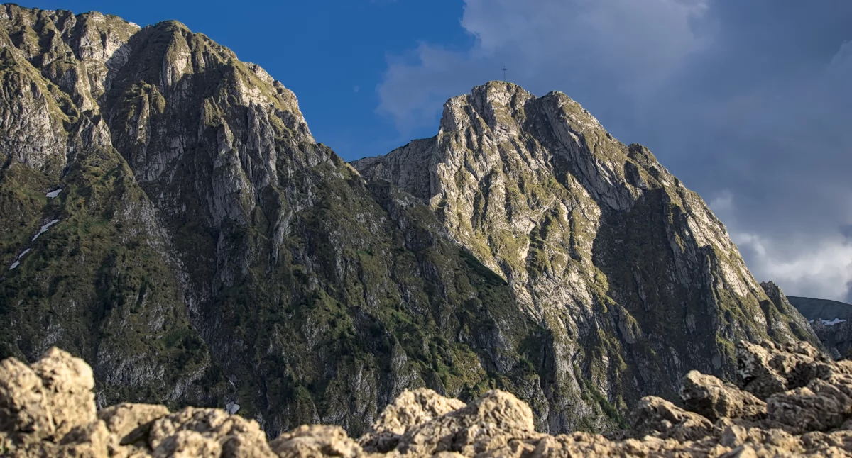 Giewont, widok z Sarniej Skały