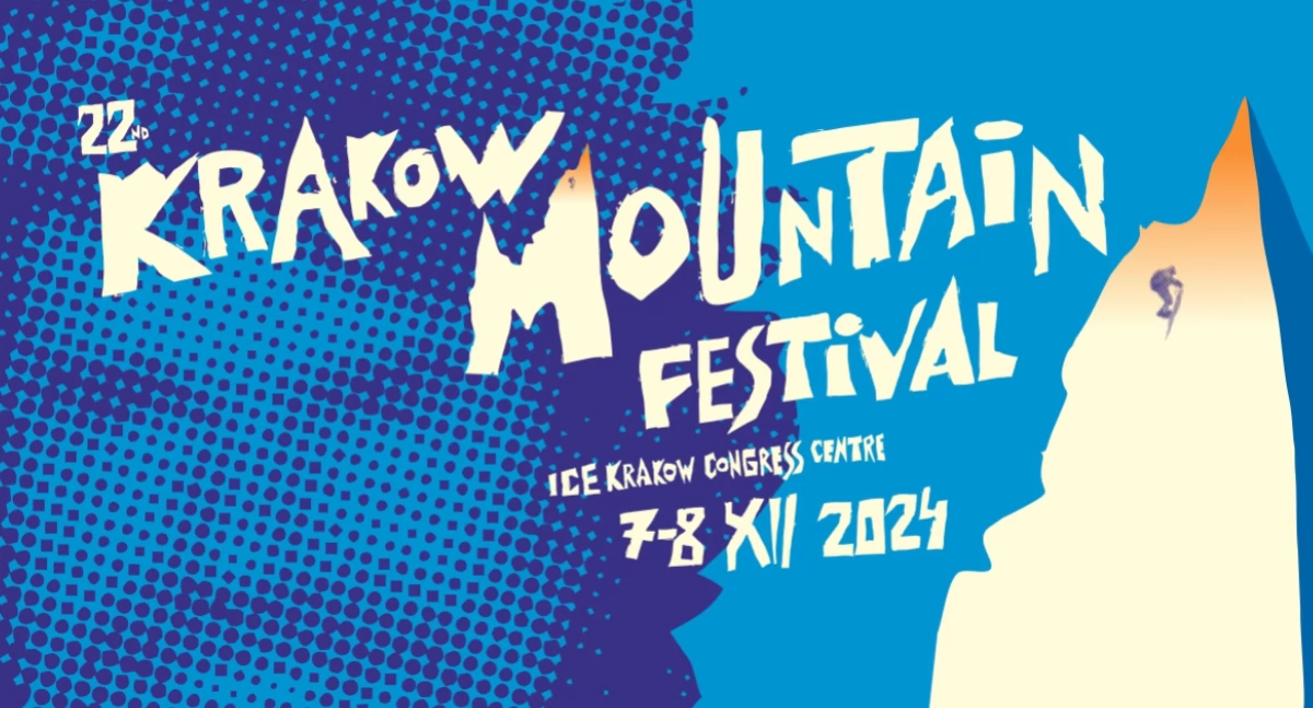 Plakat 22 Festiwalu Filmów Górskich w Krakowie 