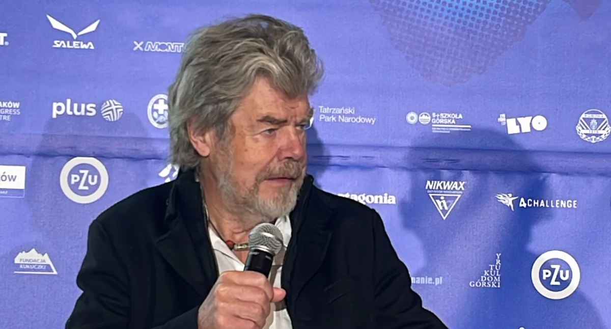 Reinhold Messner podczas Krakowskiego Festiwalu Górskiego