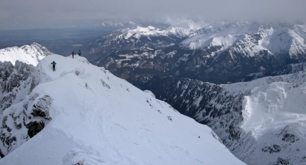 Fragment Orlej Perci w okolicach Koziego Wierchu fot. Jan Niedźwiedzki