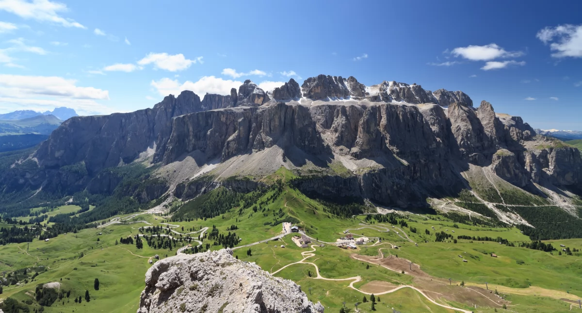 Gruppo Sella and passo Gardena. Fot. Adobe Stock