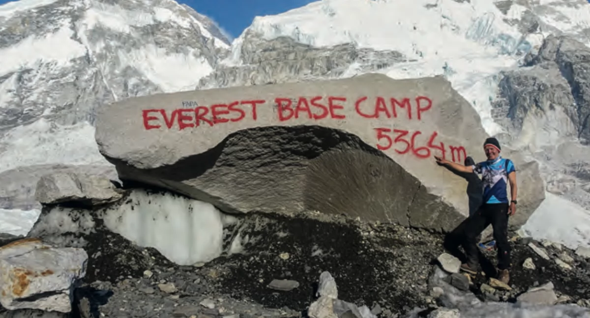 Monika Witkowska w Everest Base Camp. Fot. Archiwum Moniki Witkowskiej