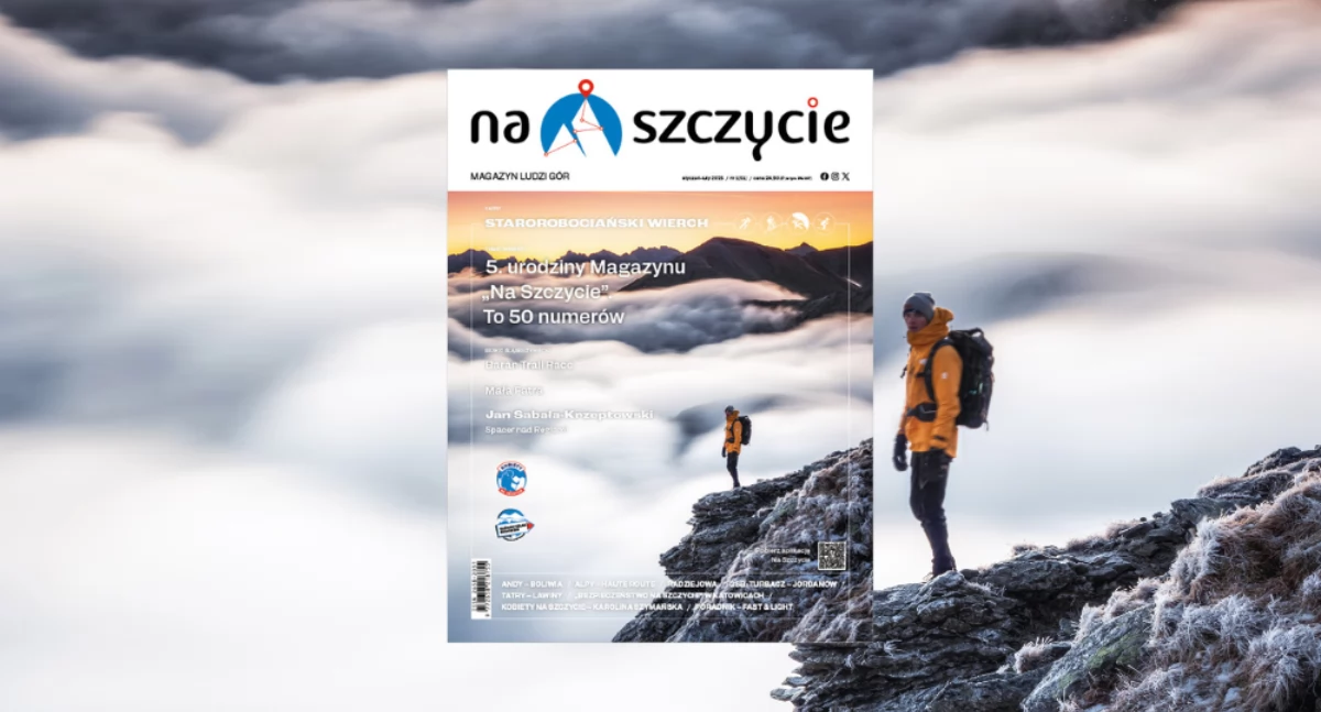 Okładka 51 wydania Magazynu Na Szczycie. Fot. Kuba Witos