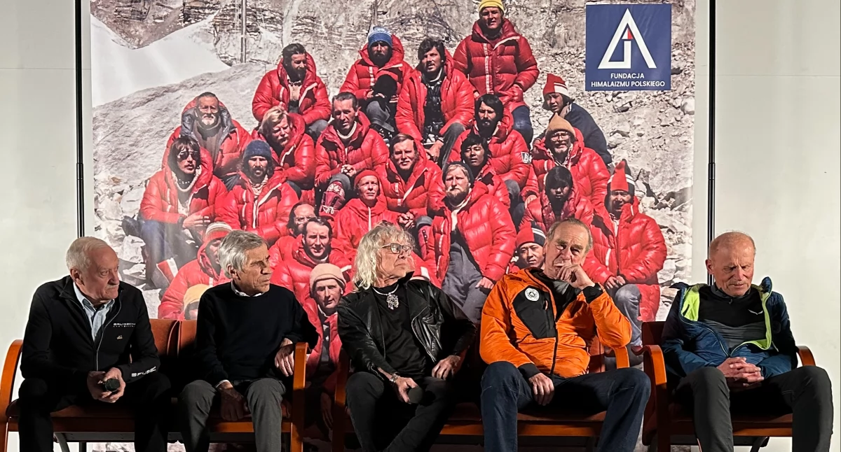 Od lewej: K. Wielicki, W. Fiut, A. Lwow, R. Gajewski i M.Pawlikowski