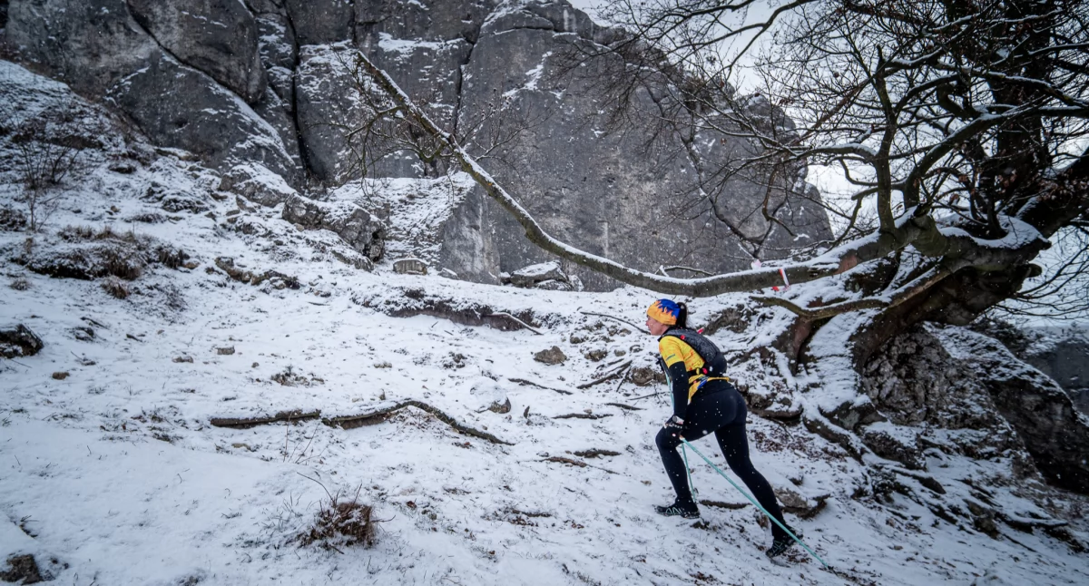 Zimowy Maraton Jurajski „Wciągam życie nosem” Fot.Tomasz Dura Media
