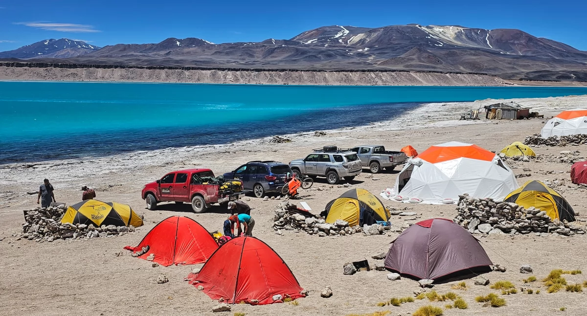 Baza pod Ojos del Salado Fot. Monika Witkowska