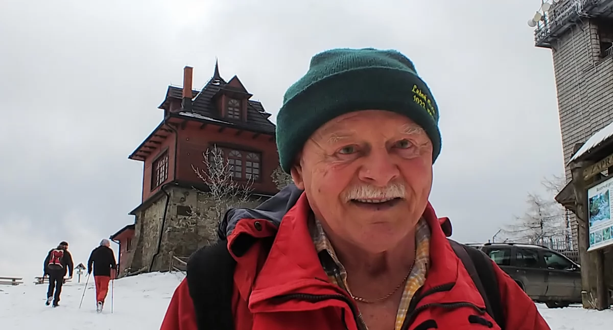 Tadeusz Czupta, legendarny turysta z Lubonia Wielkiego, fot. Ewa Macios