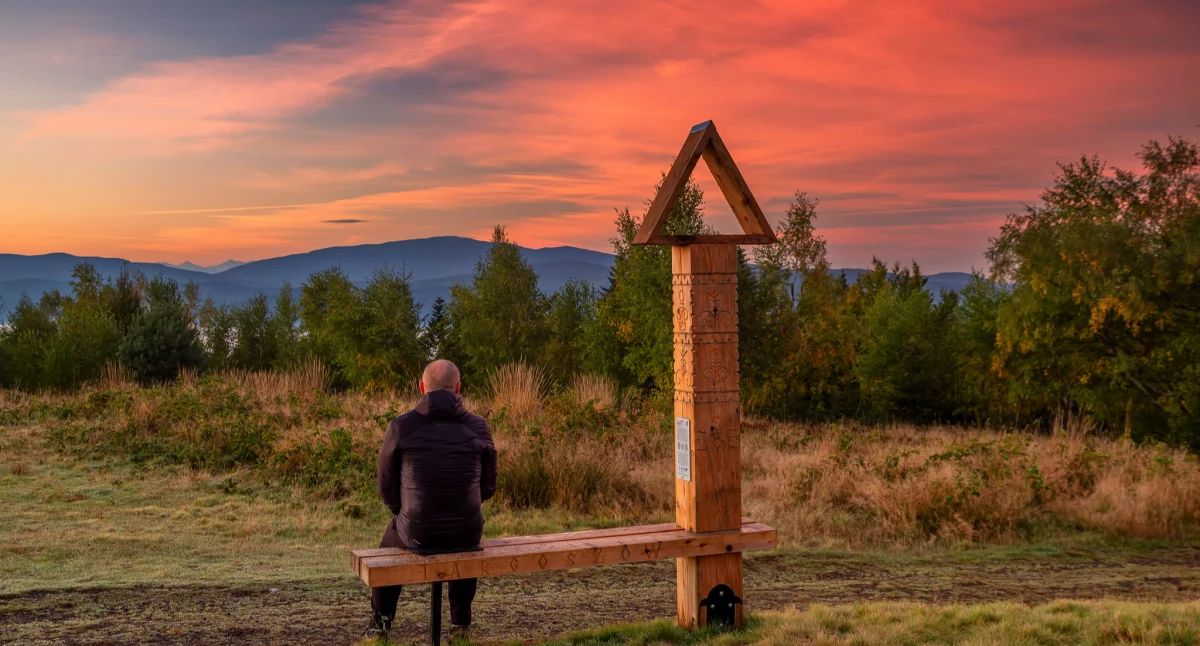 Widok z Leskowca na Tatry. Fot Michał Sośnicki
