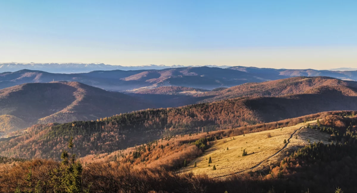 Beskid Wyspowy, widokowa nagroda dla zdobywców Mogielicy - od Polany Stumorgowej aż po Tatry. Zdjęcie gorydlaciebie.pl