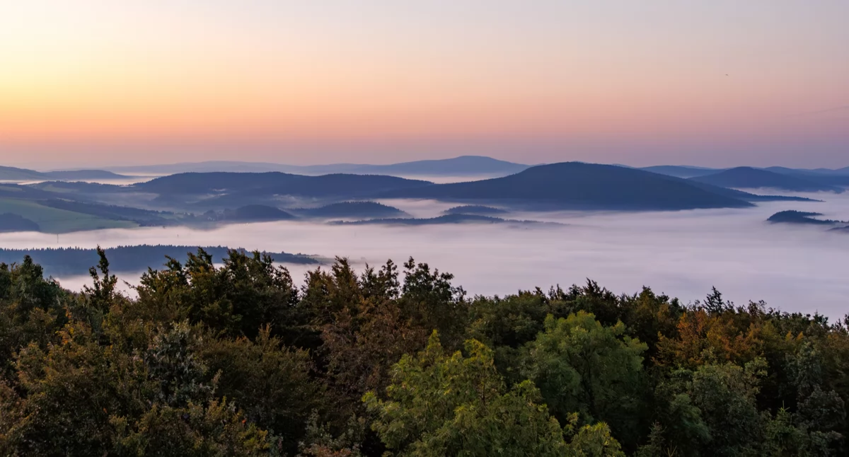 Beskid Niski – klimatyczny widok z Cergowej (716 m n.p.m.) | Fot. Waldemar Czado