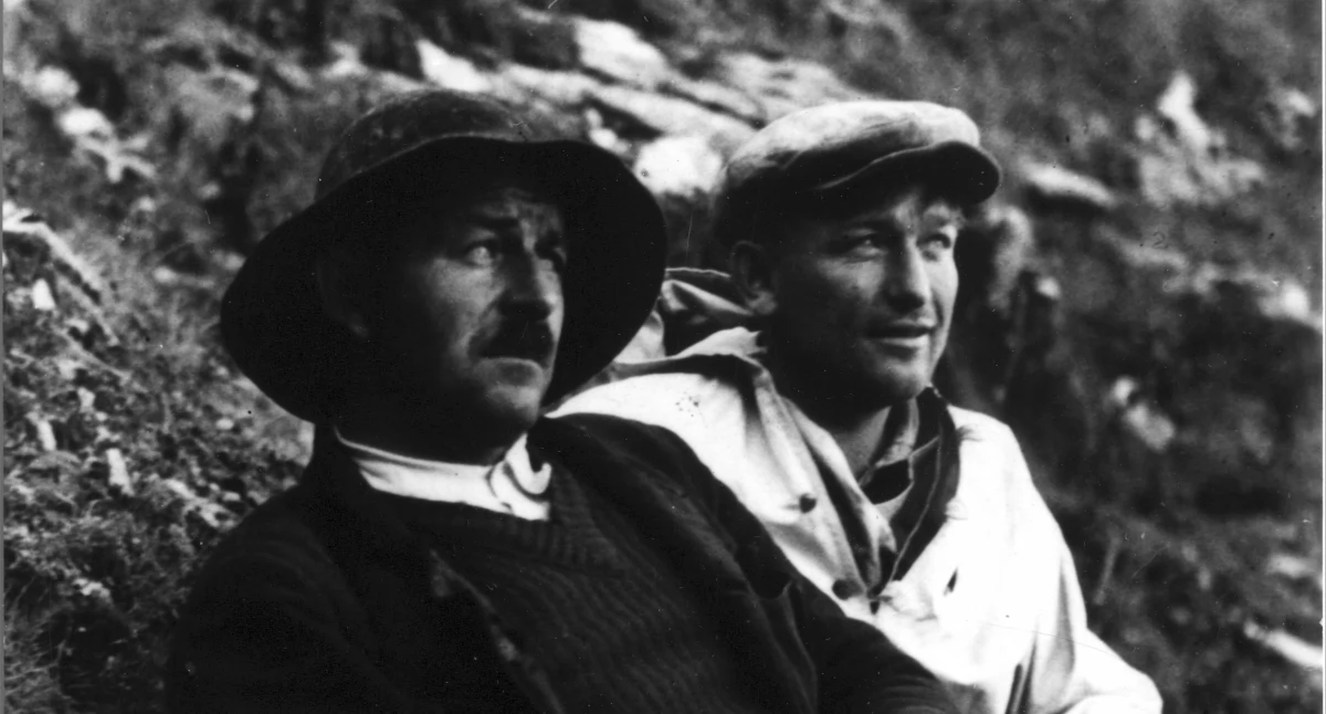 Józef Krzeptowski i Andrzej Frączysty - słynni tatrzańscy kurierzy, zdjęcie W. Werner | Muzeum Tatrzańskie 