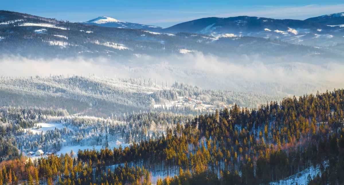 Widok ze Stożka Wielkiego| Fot. Jakub Krawczyk, www.slaskie.travel