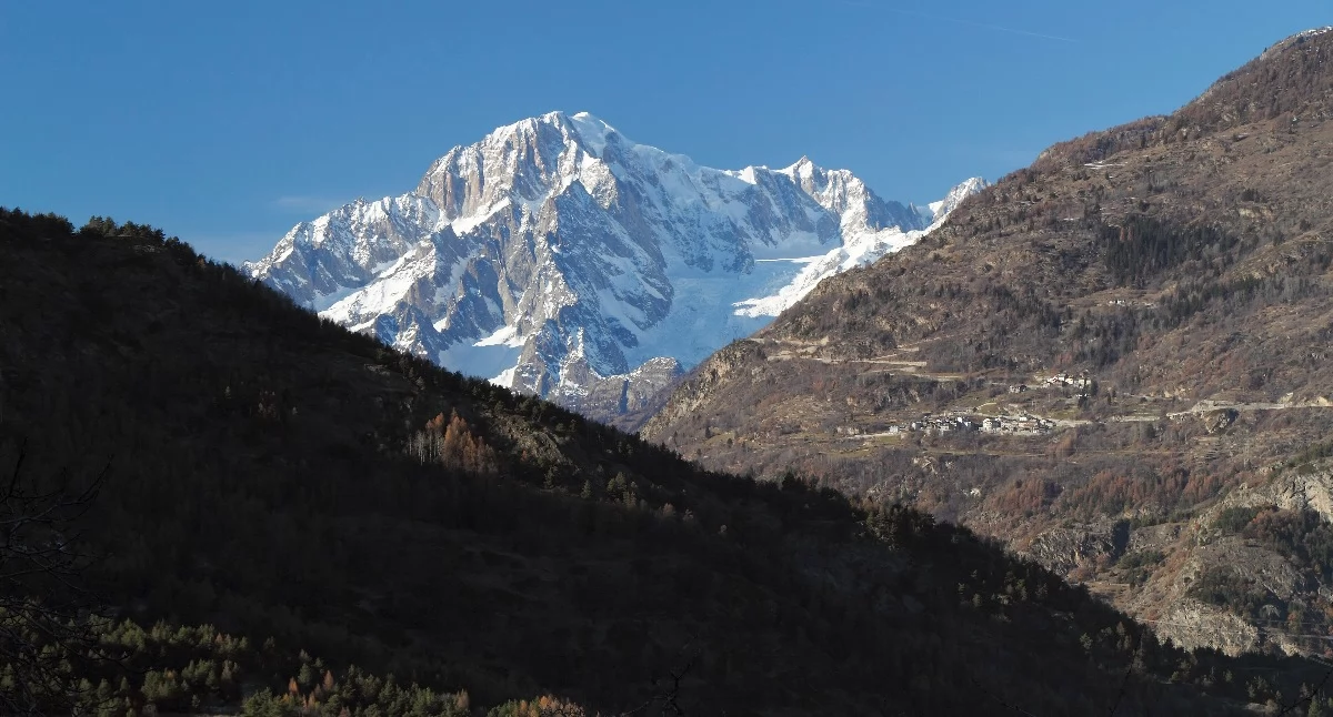 Widok na Mont Blanc | Fot. Fulvio Spada from Torino, Italy, CC BY-SA 2.0, Wikimedia Commons