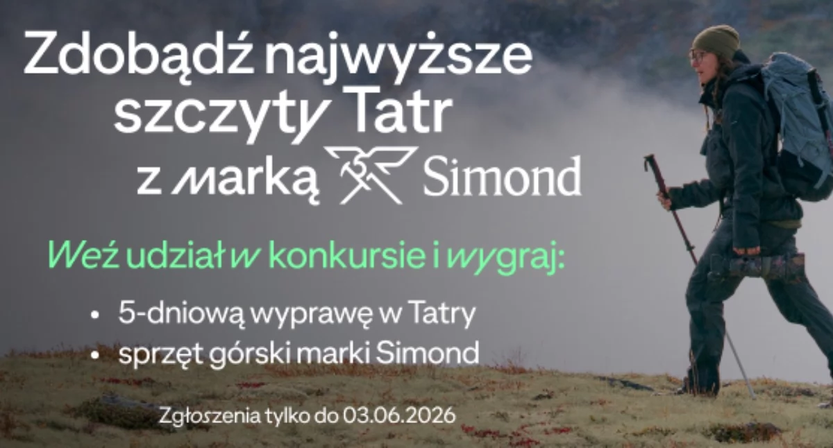 Nowości outdoor, Wyprawa życia Simond Wygraj trekkingową przygodę Tatrach - zdjęcie, fotografia