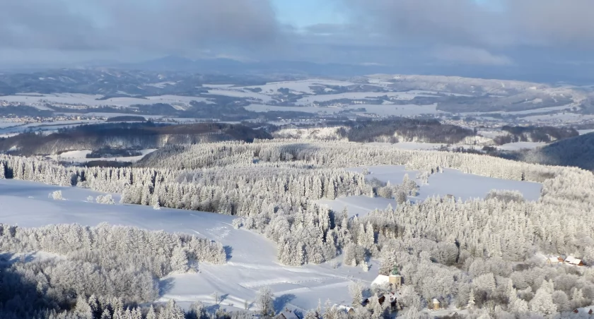 Góry Stołowe, okolice schroniska Pasterka. Zdjęcie Anna Sikorska