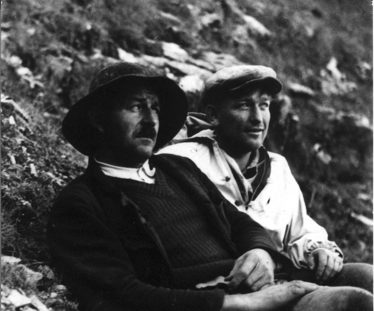 Józef Krzeptowski i Andrzej Frączysty - słynni tatrzańscy kurierzy, zdjęcie W. Werner / Muzeum Tatrzańskie w Zakopanem