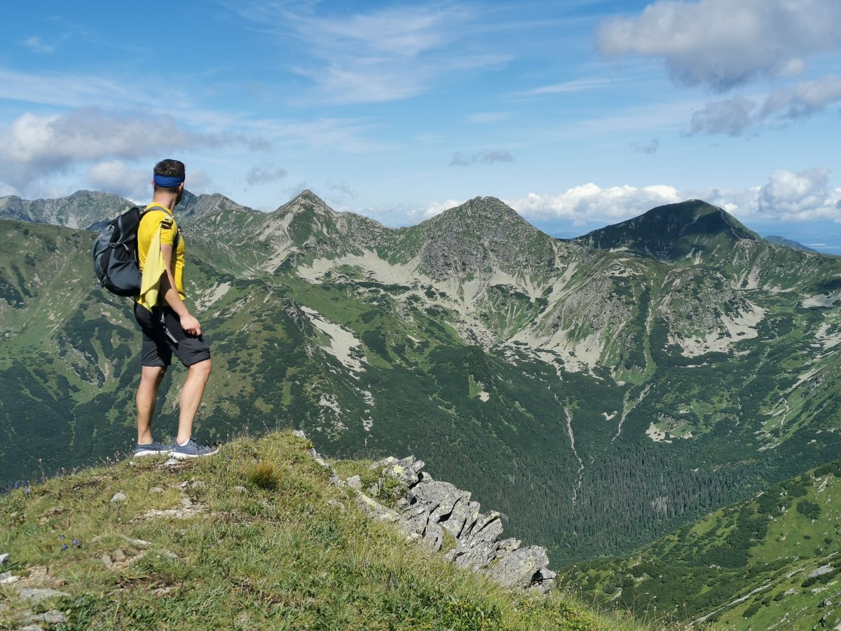 Widok na Wołowiec i Rohacze z Ostredoka  fot. Tomasz Habdas