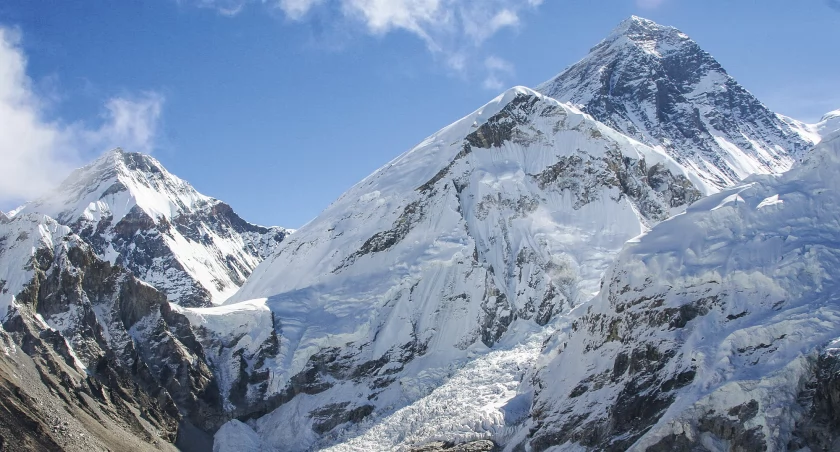 Mount Everest w pełnej okazałości. Zdjęcie Monika Witkowska
