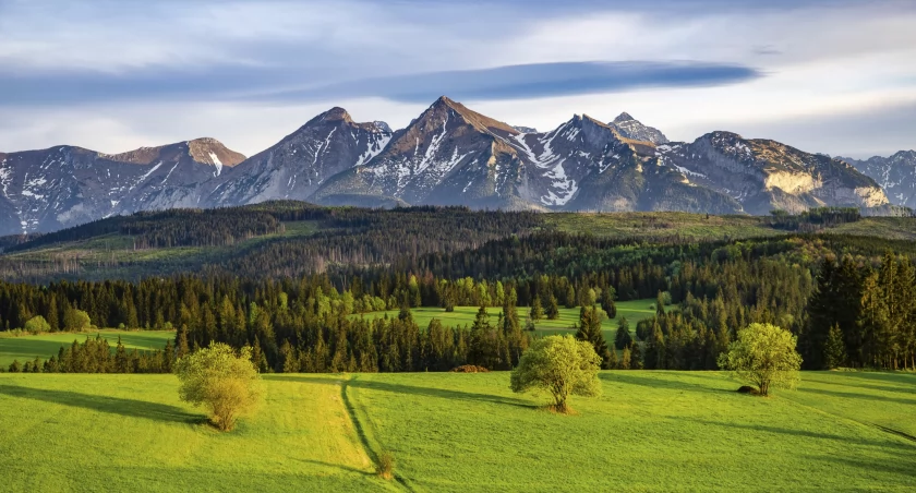 Przełęcz nad Łapszanką (Spisz) na szlaku Brzeźnica – Kacwin. Zdjęcie Magdalena Machowicz