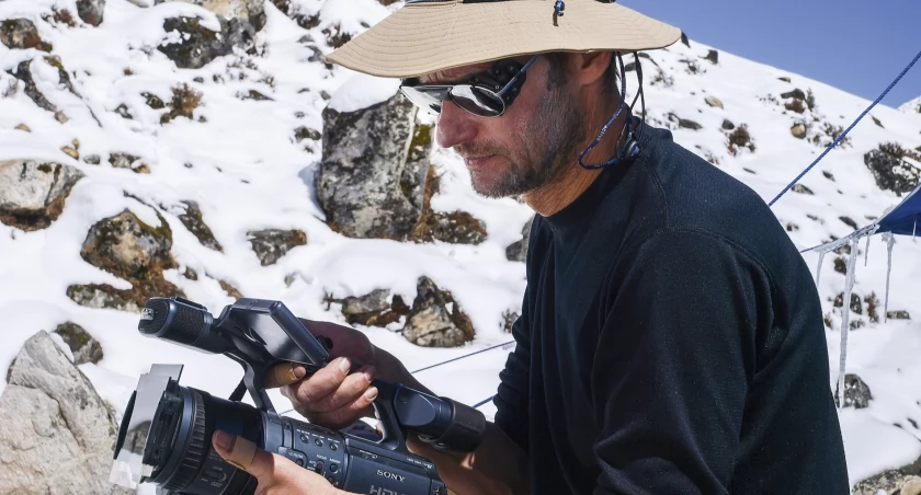 Po drugiej stronie obiektywu. Zdjęcie z archiwum Darka Załuskiego