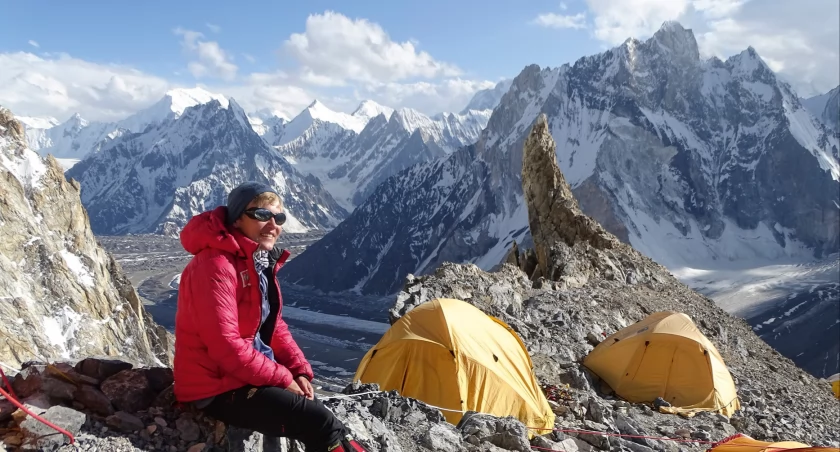 Monika Witkowska realizuje swoją górską pasję. Zdjęcie z archiwum Moniki Witkowskiej