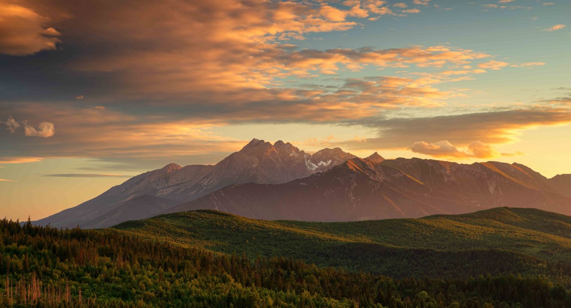 Zdjęcie Michała Sośnickiego - Widok z Magury Spiskiej na Tatry Wysokie i Bielskie
