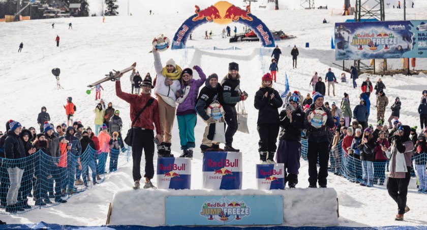 Zwycięzcy Red Bull Jump & Freeze, zdjęcie Bartek Woliński