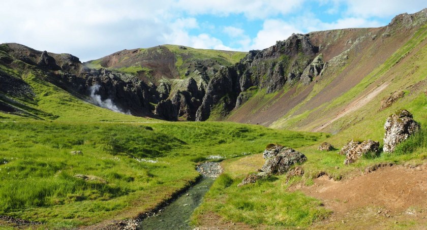 Dolina Reykjadalur, czyli dymiąca rzeka, zdjęcie Kamila Gruszka