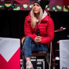 Ola Mirosław podczas spotkania na Festiwalu Górskim w Lądku-Zdroju. Zdjęcie Aneta Mikulska