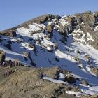 Podejście na wierzchołek Kilimandżaro. Zdjęcie Monika Witkowska