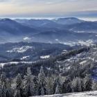  Beskid-Żywiecki, Hala-Boracza. Panorama na Worek Raczański.Dd lewej Mała Rycerzowa,...