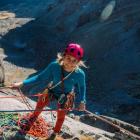 Anna Król nie tylko pisze o taterniczkach, ale też sama wspina się w Tatrach. Zdjęcie...