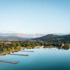  Klagenfurt leży nad wielkim, ciepłym jeziorem W&ouml;rthersee, ale też bardzo blisko...