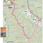 Mapa wycieczki Cisna - Jasło - Przysłup 