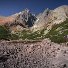 Tatry Słowackie, Łomnica widziana ze Skalnatego Plesa. Zdjęcie Karol Nienartowicz