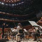 Próba w siedzibie Narodowej Orkiestry Symfonicznej Polskiego Radia W Katowicach Zdjęcie...