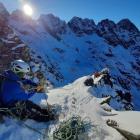 Podczas kursu taternickiego na Filarze Staszla na Granatach Fot. Jan Kuczera