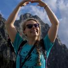 Tosia z Giewontem w tle