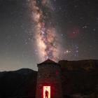 Wschodząca Droga Mleczna nad młynem na Mirador del Molino (Nikkor Z7 + Nikkor Z 20 mm...