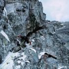 Komin Narożny, Mięguszowiecki Szczyt Pośredni, M8, R. Wspina się autor. Fot. Wadim...