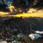 Morskie Oko oraz Czarny Staw pod Rysami, czyli piętrowy układ przegłębień lodowcowych,...