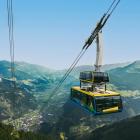   Kolejka Ahornbahn z otwartą platformą widokową, fot. Mayrhofner Bergbahnen  
