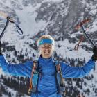  Szczęśliwy Roman na mecie. Fot. Jan Nyka 
