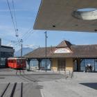 Dworzec kolei zębatej w Vitznau znajduje się przy samej przystani. Jego sercem jest...